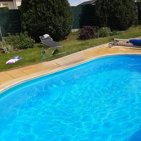 Ferienwohnung Bienwald Mit Pool Fuer 4 - 6 Personen Mit 3 Schlafzimmern Gröbitz エクステリア 写真